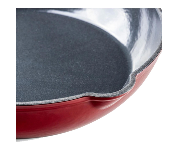 Gerlach Natur Iron Patelnia żeliwna 28cm bordo - 1574695 - zdjęcie 4